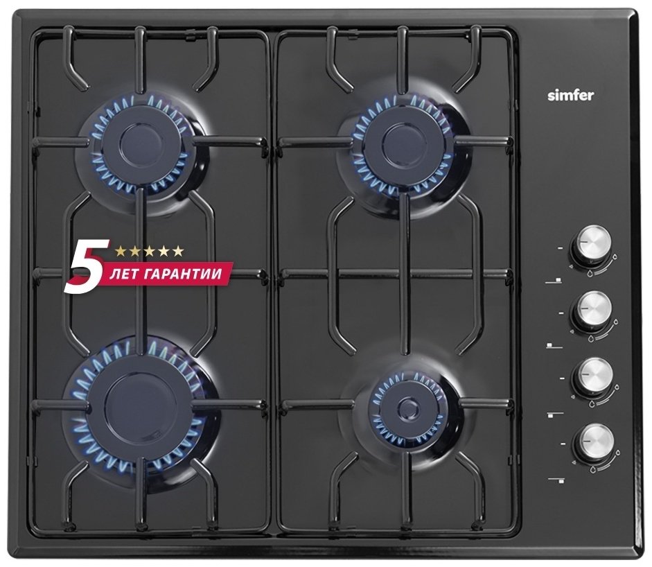 Варочная поверхность Simfer H60Q40B471 черный