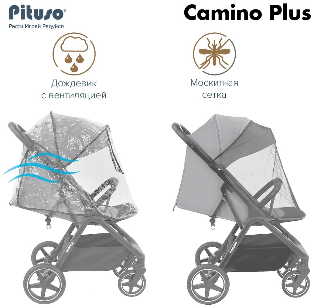 Коляска прогулочная Pituso CAMINO+Q-5/Nova Green, зеленый - ForteMarket Коляска прогулочная Pituso CAMINO+Q-5/Nova Green, зеленый купить,0