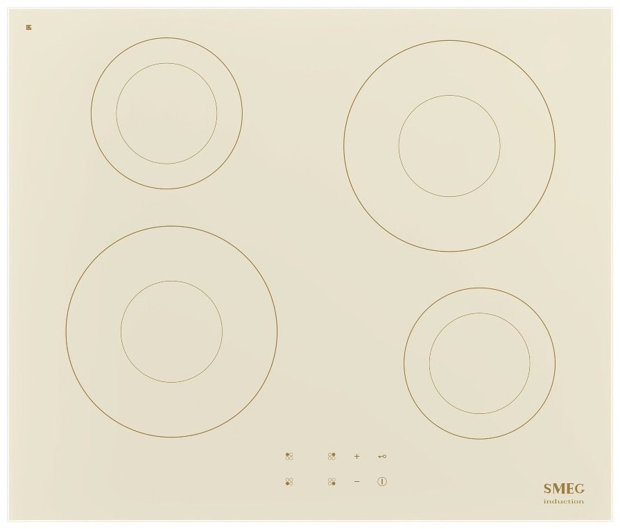 Варочная поверхность Smeg SI2641DP бежевый купить,NaN