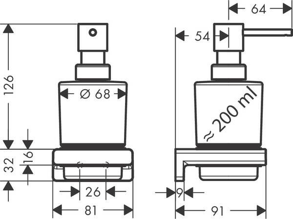 Диспенсер для туалетной бумаги HansGrohe 41745990