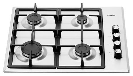 Варочная поверхность Simfer H60Q40M572 серебристый - ForteMarket Варочная поверхность Simfer H60Q40M572 серебристый купить,0