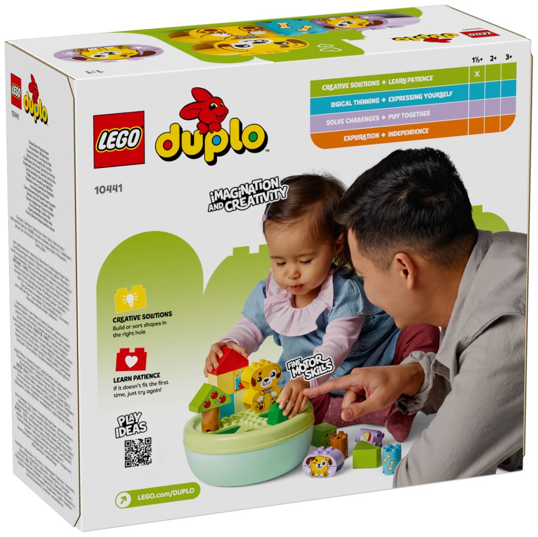 Конструктор LEGO DUPLO Сортер: домик для щенка, деталей 17 шт