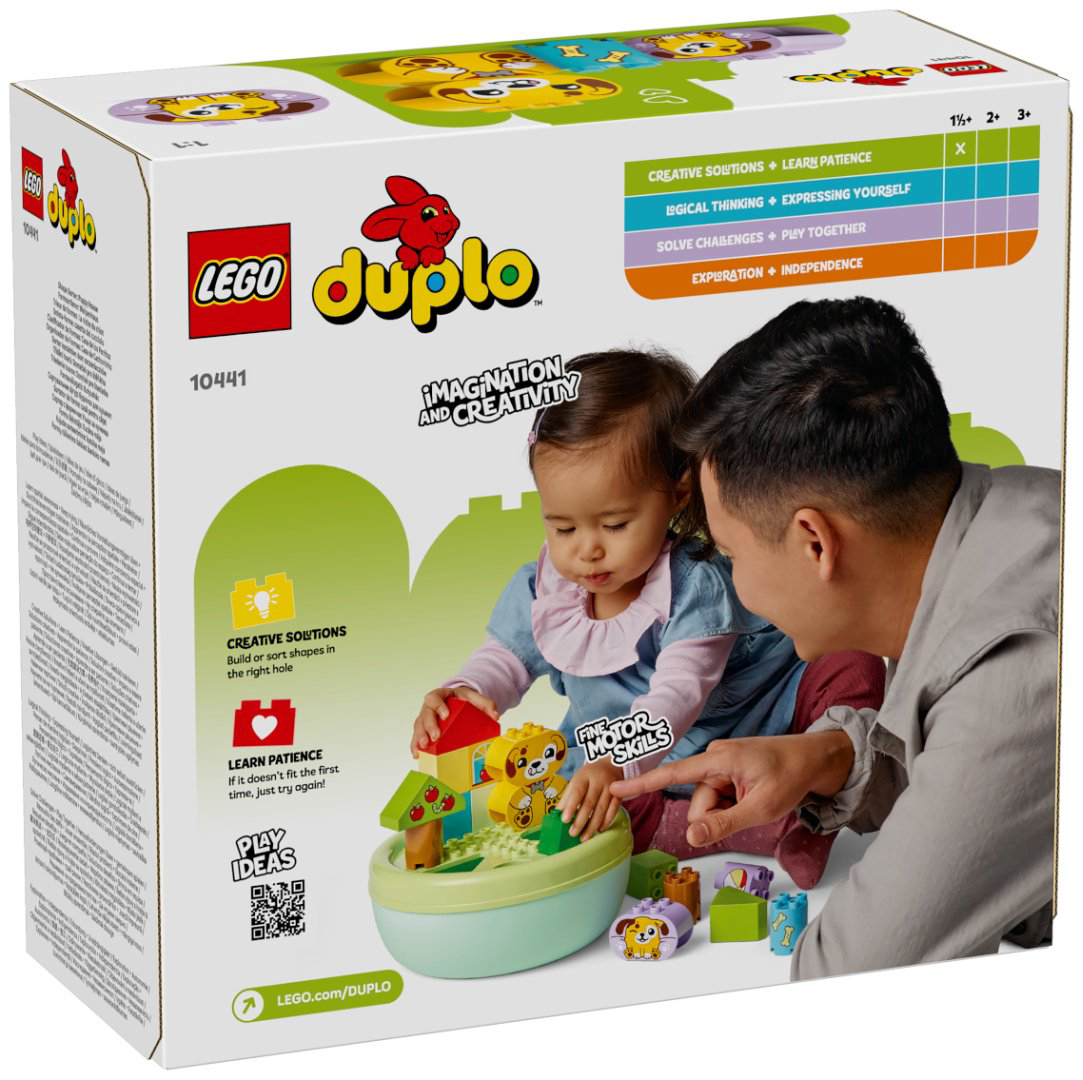 Конструктор LEGO DUPLO Сортер: домик для щенка, деталей 17 шт купить,22282