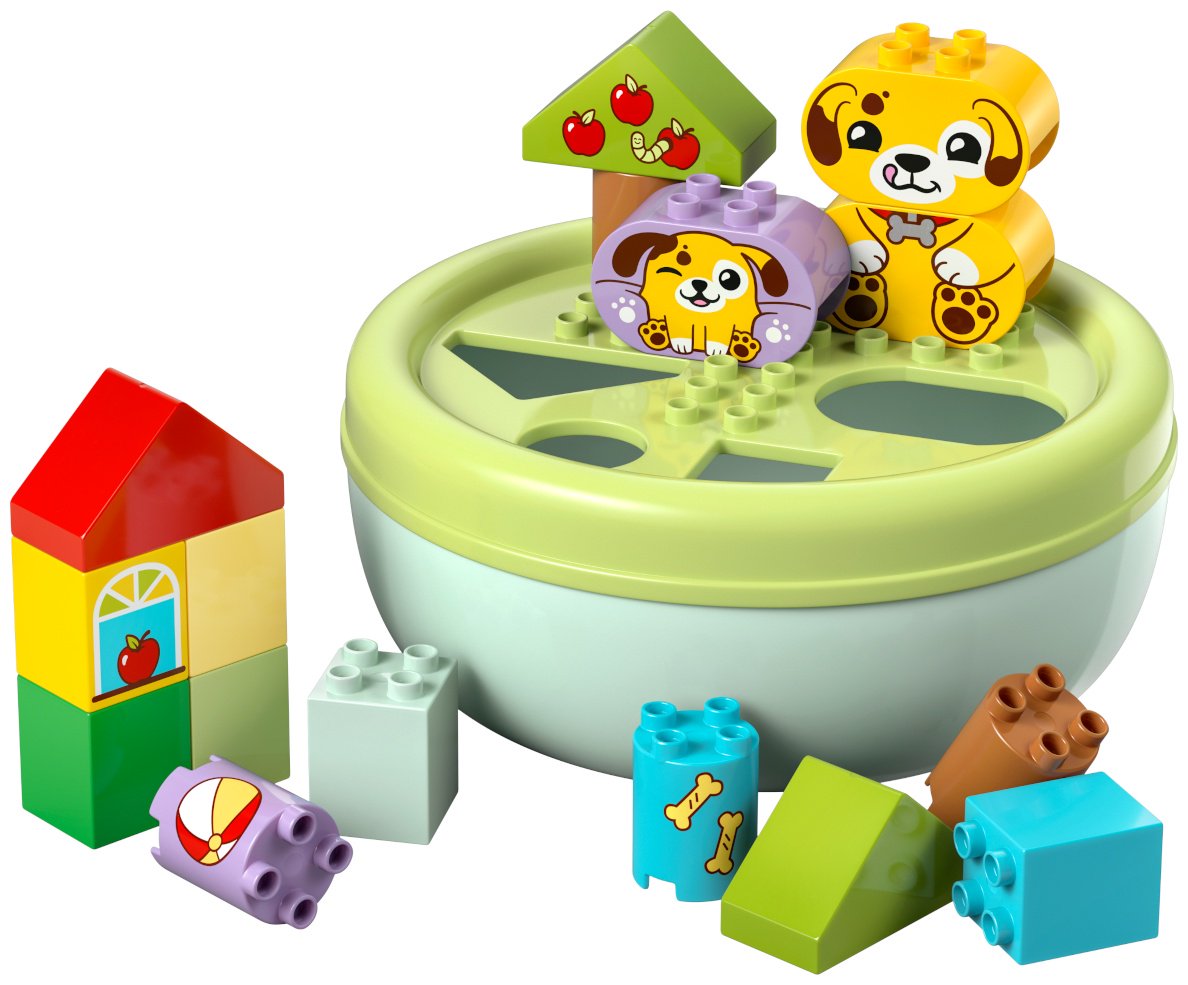 Конструктор LEGO DUPLO Сортер: домик для щенка, деталей 17 шт