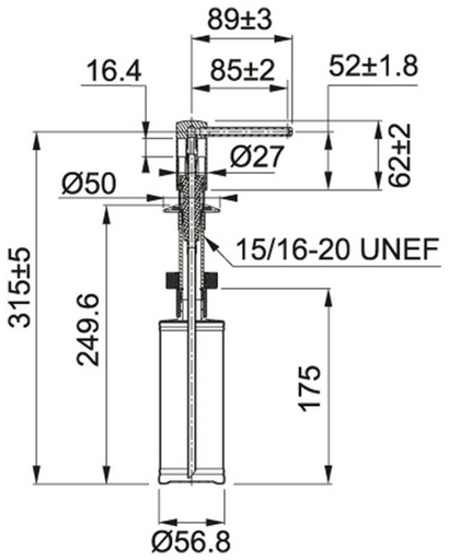 Диспенсер для жидкого мыла Franke Comfort 119.0578.743