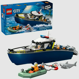 Конструктор LEGO Погоня на полицейском катере, деталей 264 шт