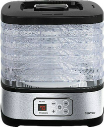 Сушилка для фруктов и овощей Centek CT-1650 серебристая