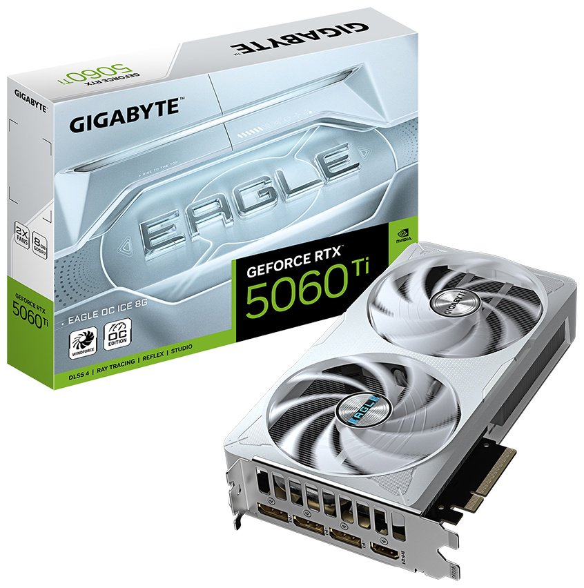 Видеокарта GIGABYTE (GV-N506TEAGLEOC ICE-8GD) RTX5060Ti EAGLE OC ICE 8G 8 Гб - ForteMarket Видеокарта GIGABYTE (GV-N506TEAGLEOC ICE-8GD) RTX5060Ti EAGLE OC ICE 8G 8 Гб купить,0