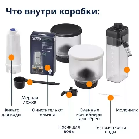 Кофемашина Delonghi EXAM440.55.B Black купить,0