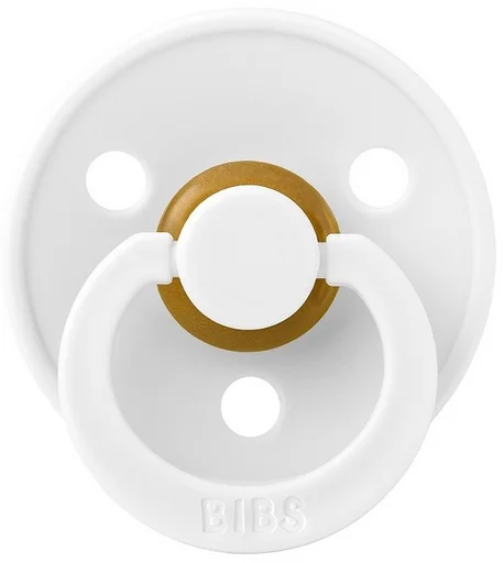 Пустышка Bibs Colour 6-18m White