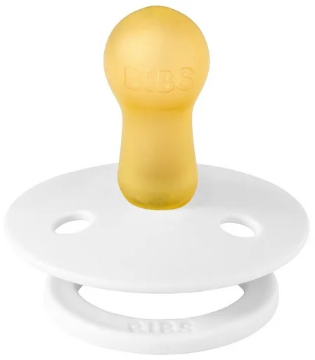 Пустышка Bibs Colour 6-18m White