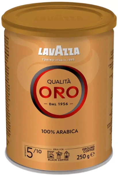 Кофе Lavazza Qualita Oro в банке молотый 250 г