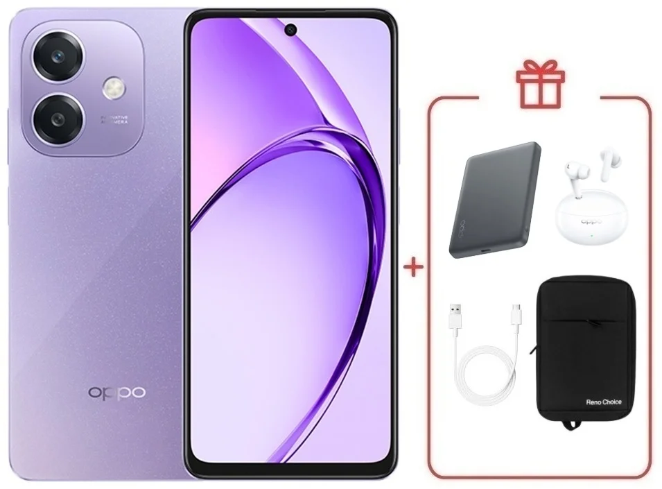 Смартфон Oppo A5i 4/128 Starry Purple + подарок купить,NaN