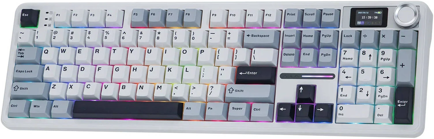 Клавиатура Aula F108 Pro белая купить,NaN