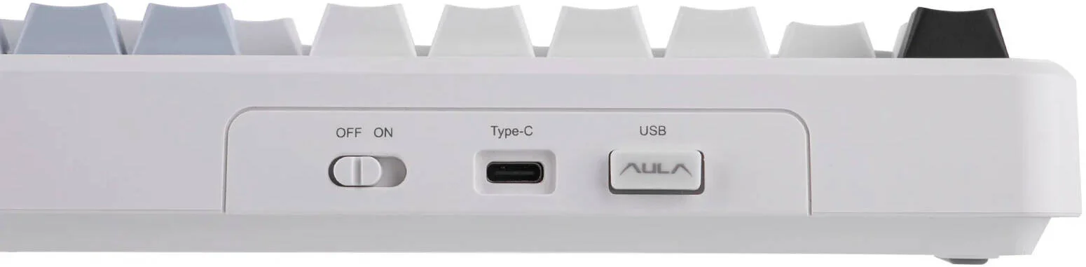 Клавиатура Aula F108 Pro белая купить,NaN