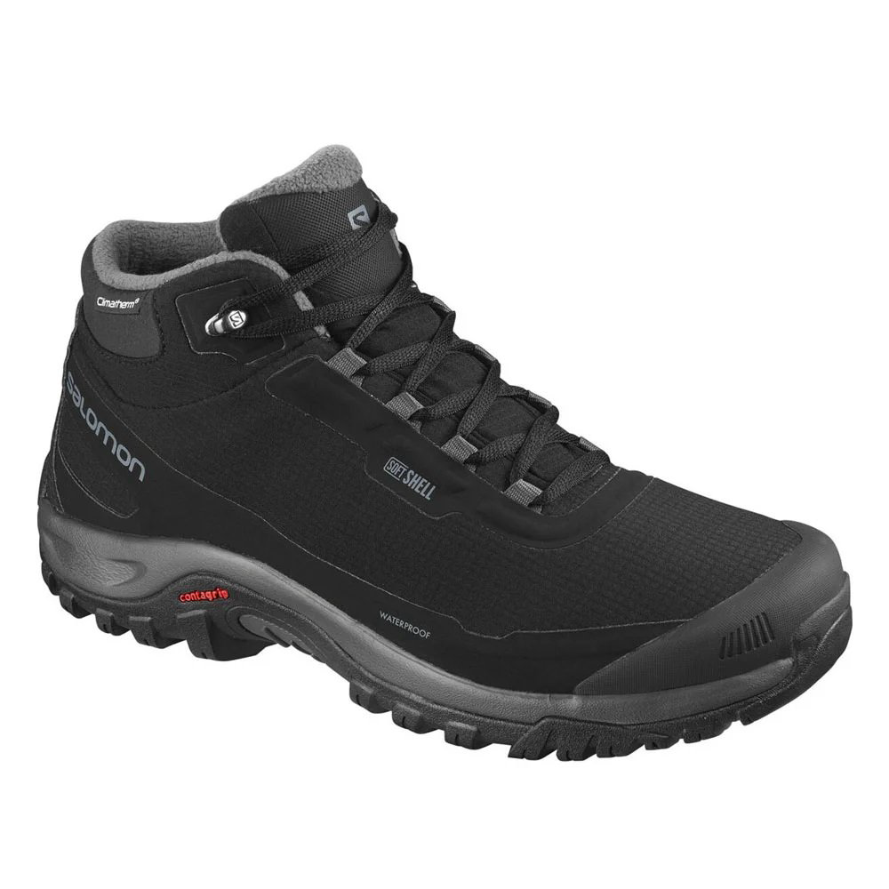 Ботинки Salomon Shelter spikes cs wp 411106 black 45 купить,NaN