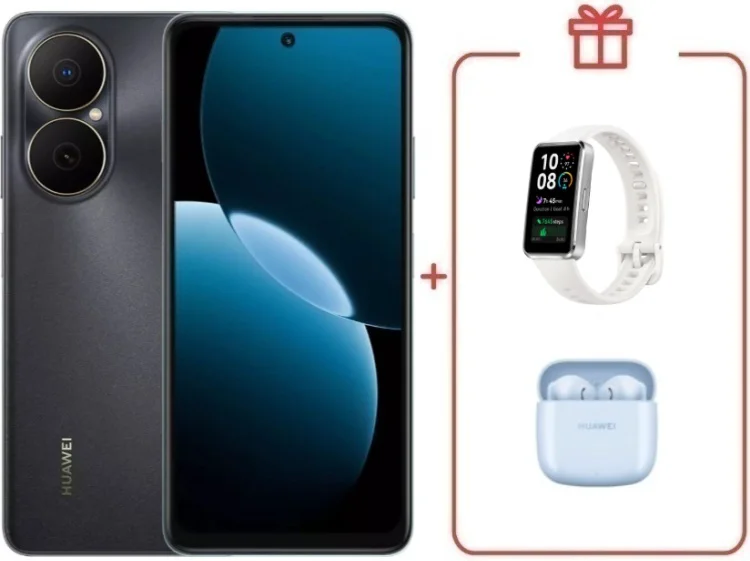 Смартфон Huawei Nova Y73 8/128GB черный + подарок  купить,NaN