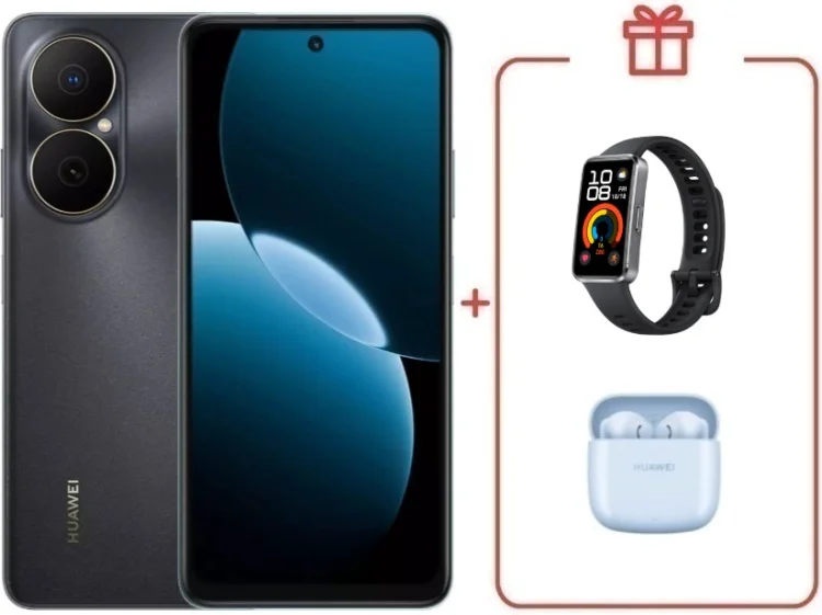 Смартфон Huawei Nova Y73 8/128GB черный + подарок  купить,NaN