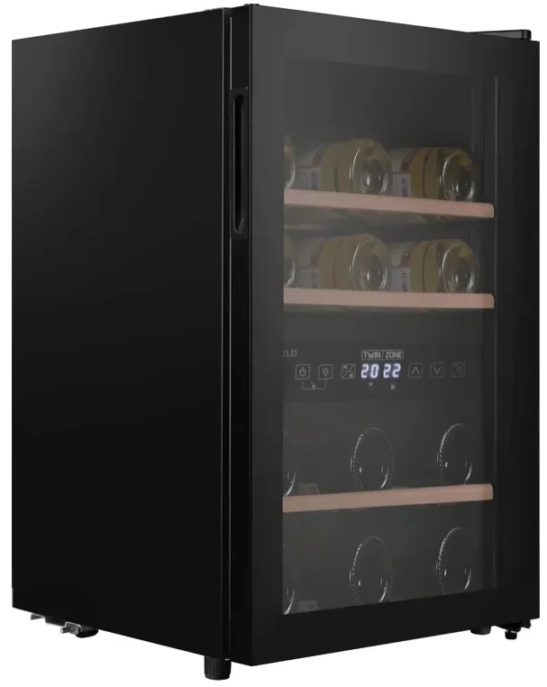 Винный шкаф MAUNFELD MFWC-50D16 черный купить,NaN