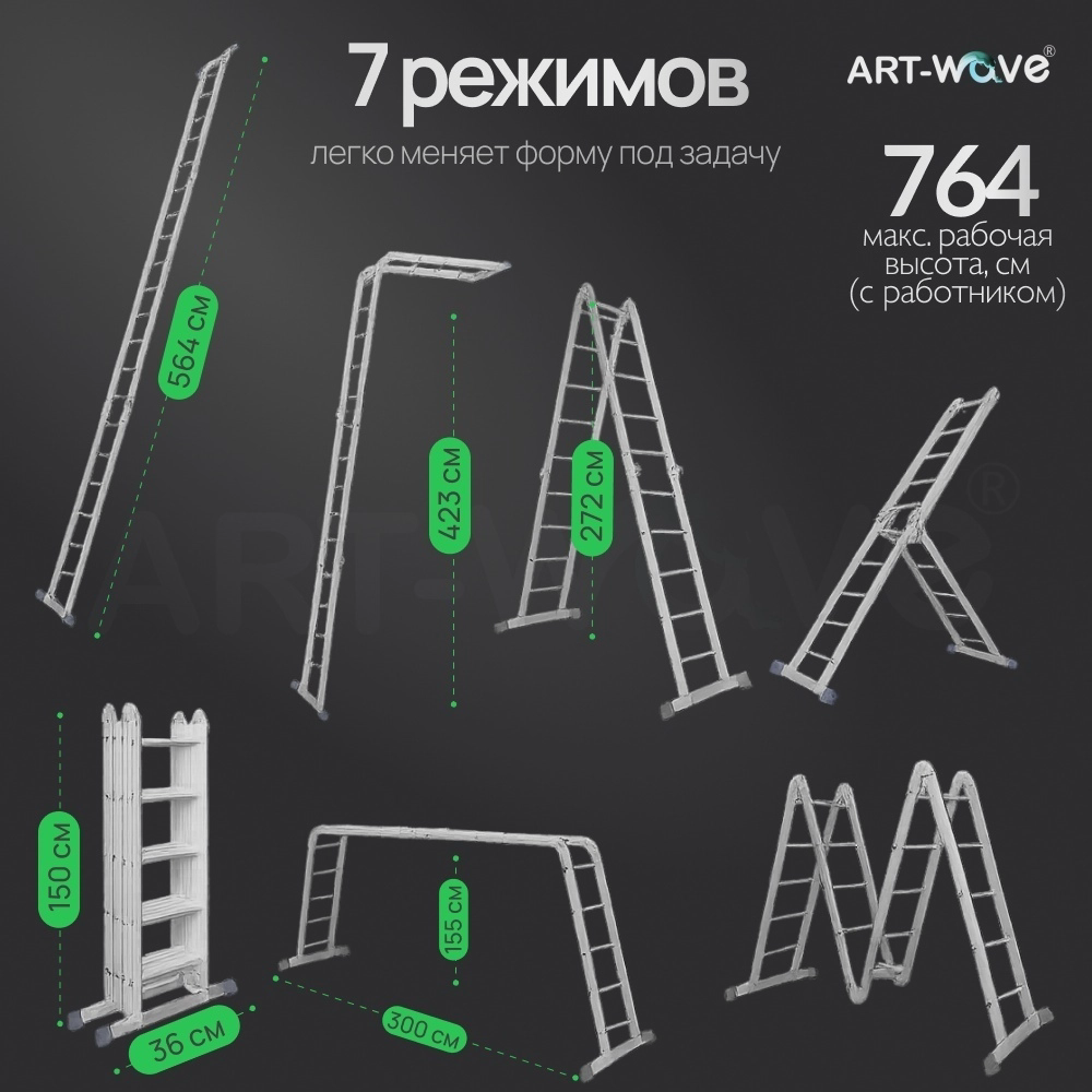 трансформер ART-Wave STR-505, 564см