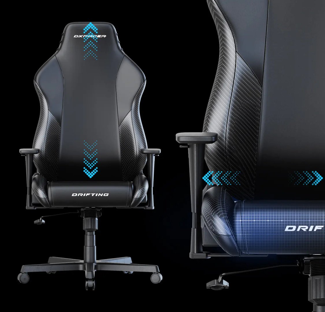 Игровое кресло DXRacer DRIFTING GC/LDC23LTA, черный, коричневый купить,NaN