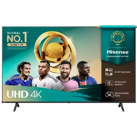 Телевизор 50" (127 см) Hisense 50A6Q LED UHD Black