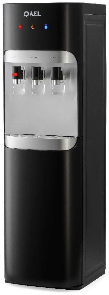 Кулер для воды A.E.L. LD-AEL-808a matte black/silver черный