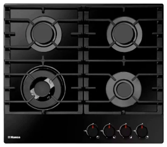 Встраиваемая газовая поверхность Hansa BHKS671830 Black купить,NaN