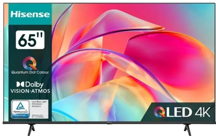 Телевизор 65" (164 см) Hisense 65E7Q QLED UHD Black