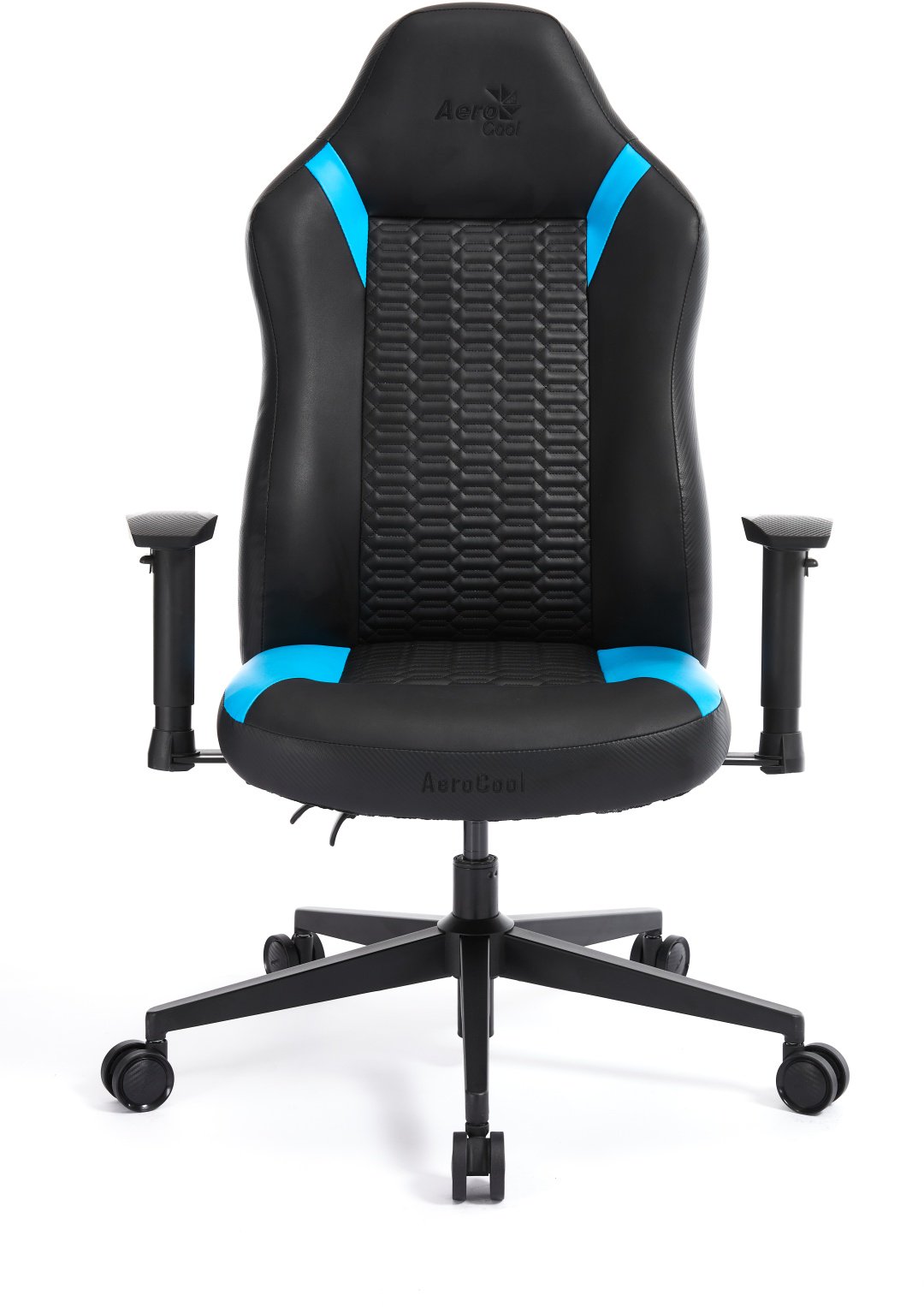 Игровое кресло AeroCool CROWN Smart Racer Blue, черный, голубой