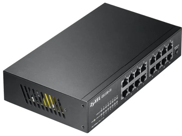 ZyXEL GS1100-16 черный купить,0