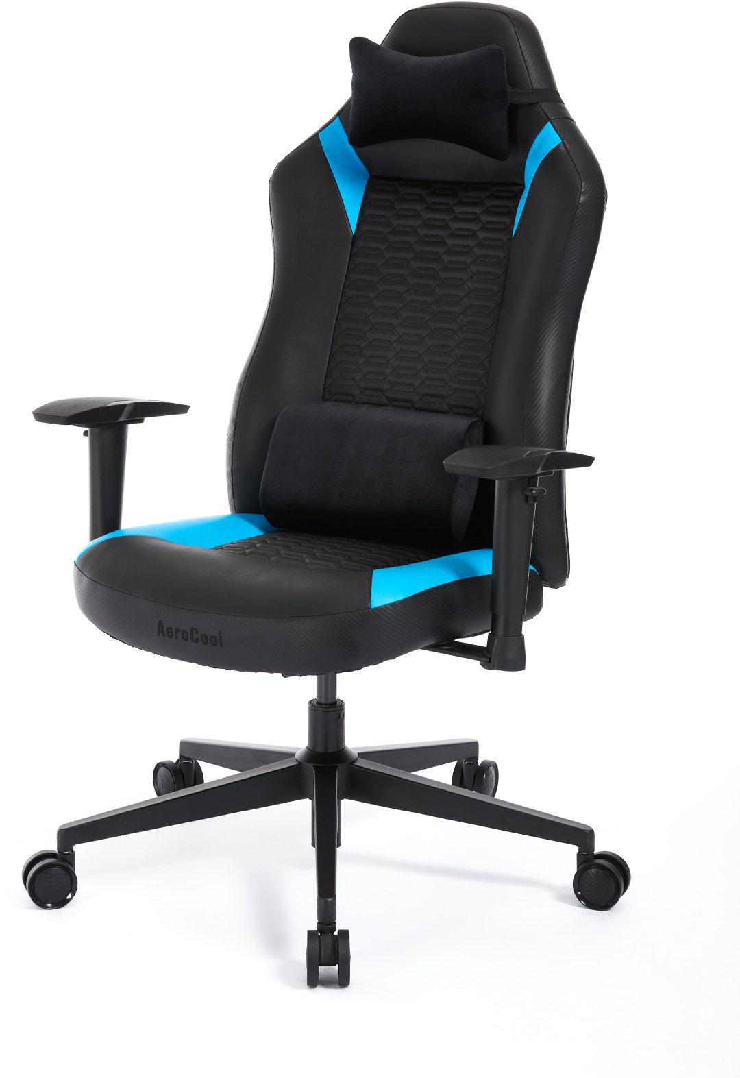 Игровое кресло AeroCool CROWN Smart Racer Blue, черный, голубой купить,106990