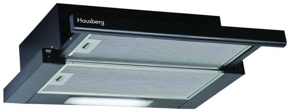 Вытяжка Hausberg HBCH-6100BL черный