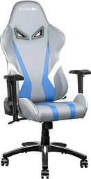 Игровое кресло Karnox Hero Lava Edition Blue, KX800105-LA	, белый, голубой