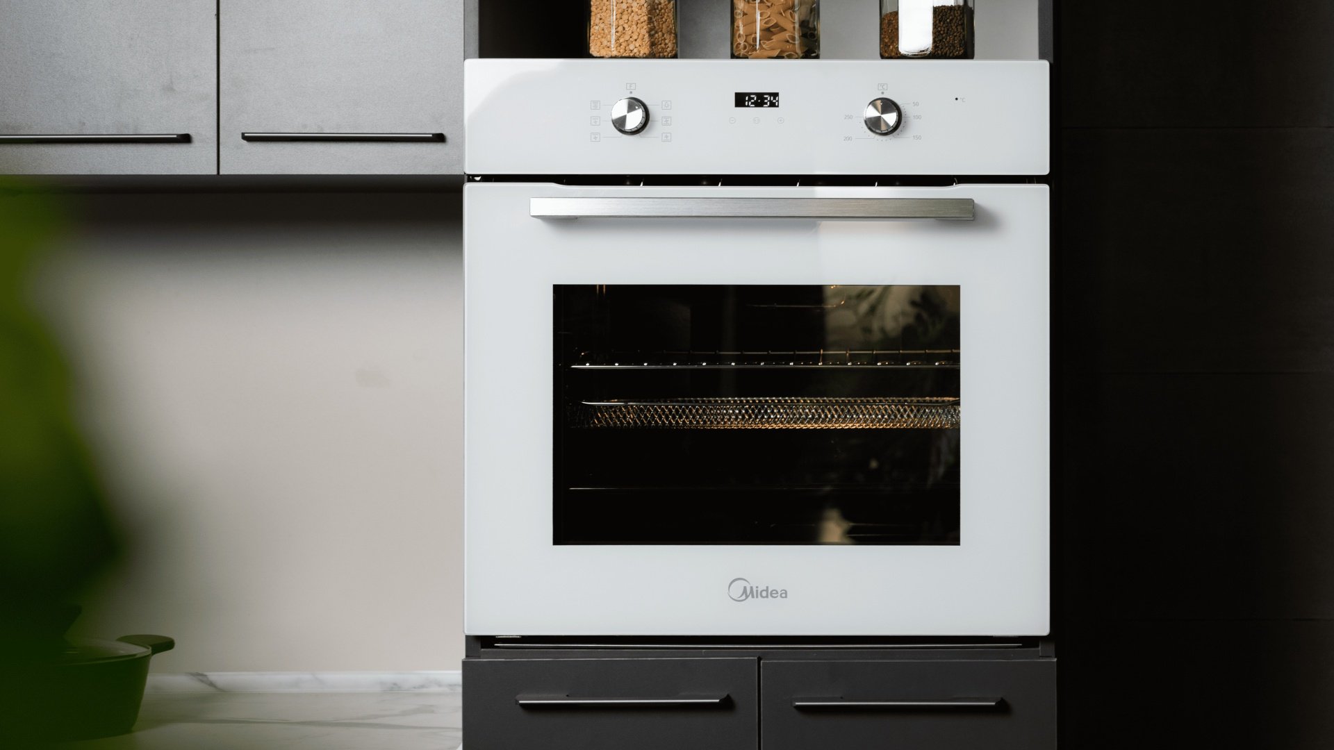 Духовой шкаф Midea MO21000GW белый купить,0