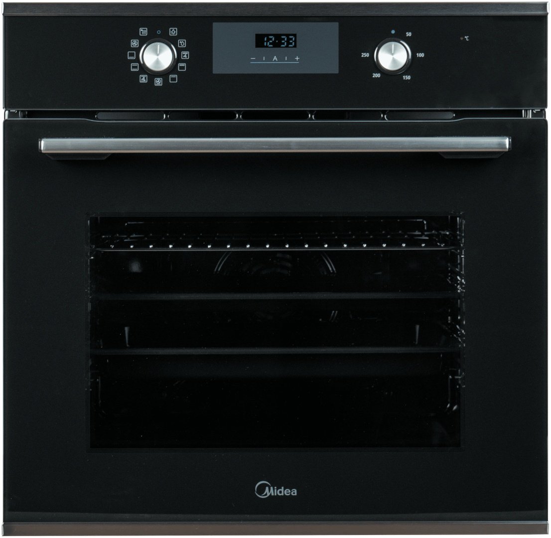 Духовой шкаф Midea MO69111X черный, стальной