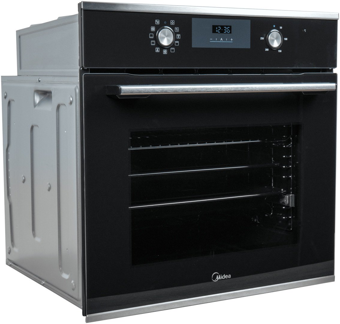 Духовой шкаф Midea MO69111X черный, стальной - ForteMarket Духовой шкаф Midea MO69111X черный, стальной купить,0