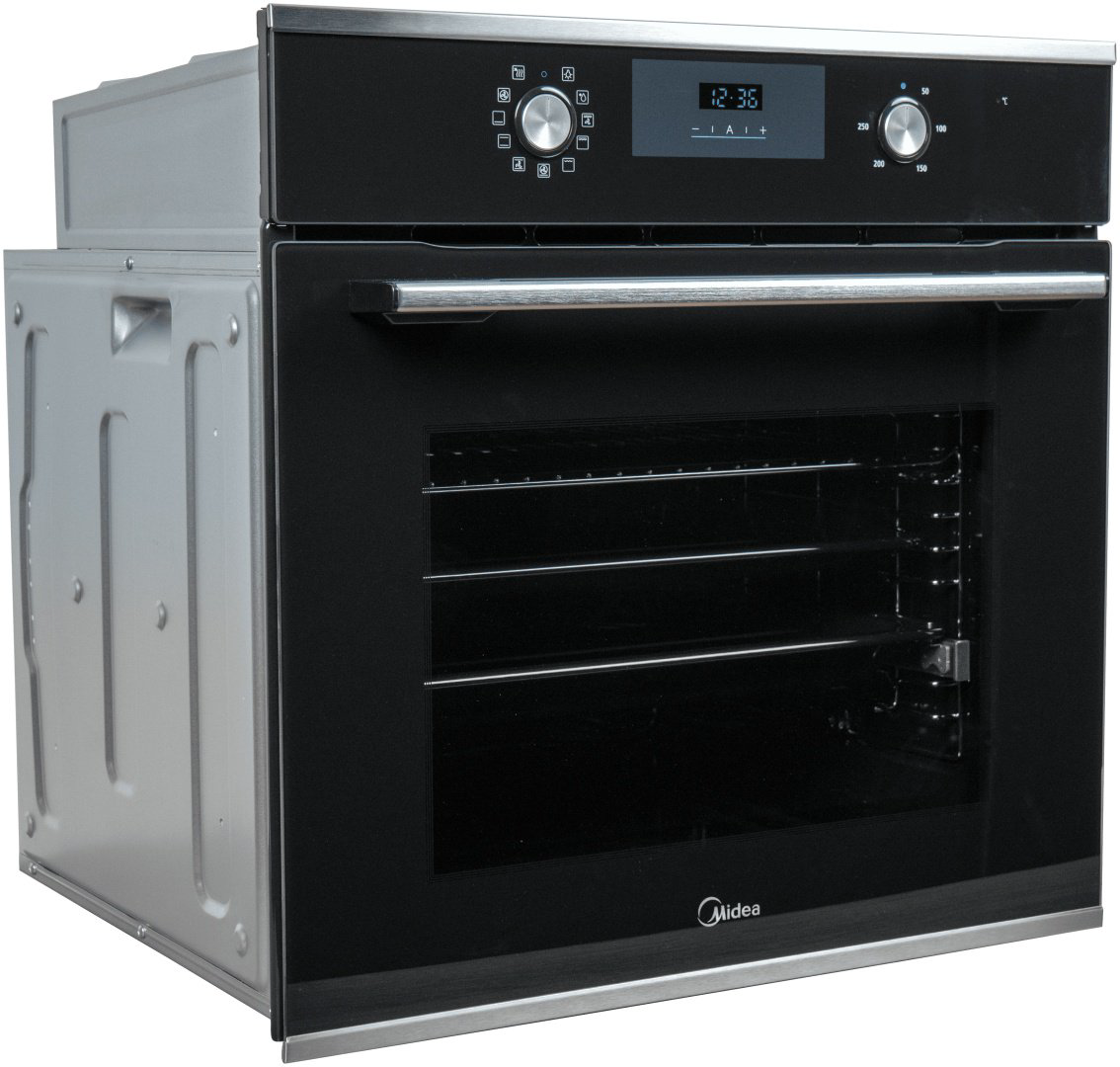 Духовой шкаф Midea MO69111X черный, стальной купить,NaN