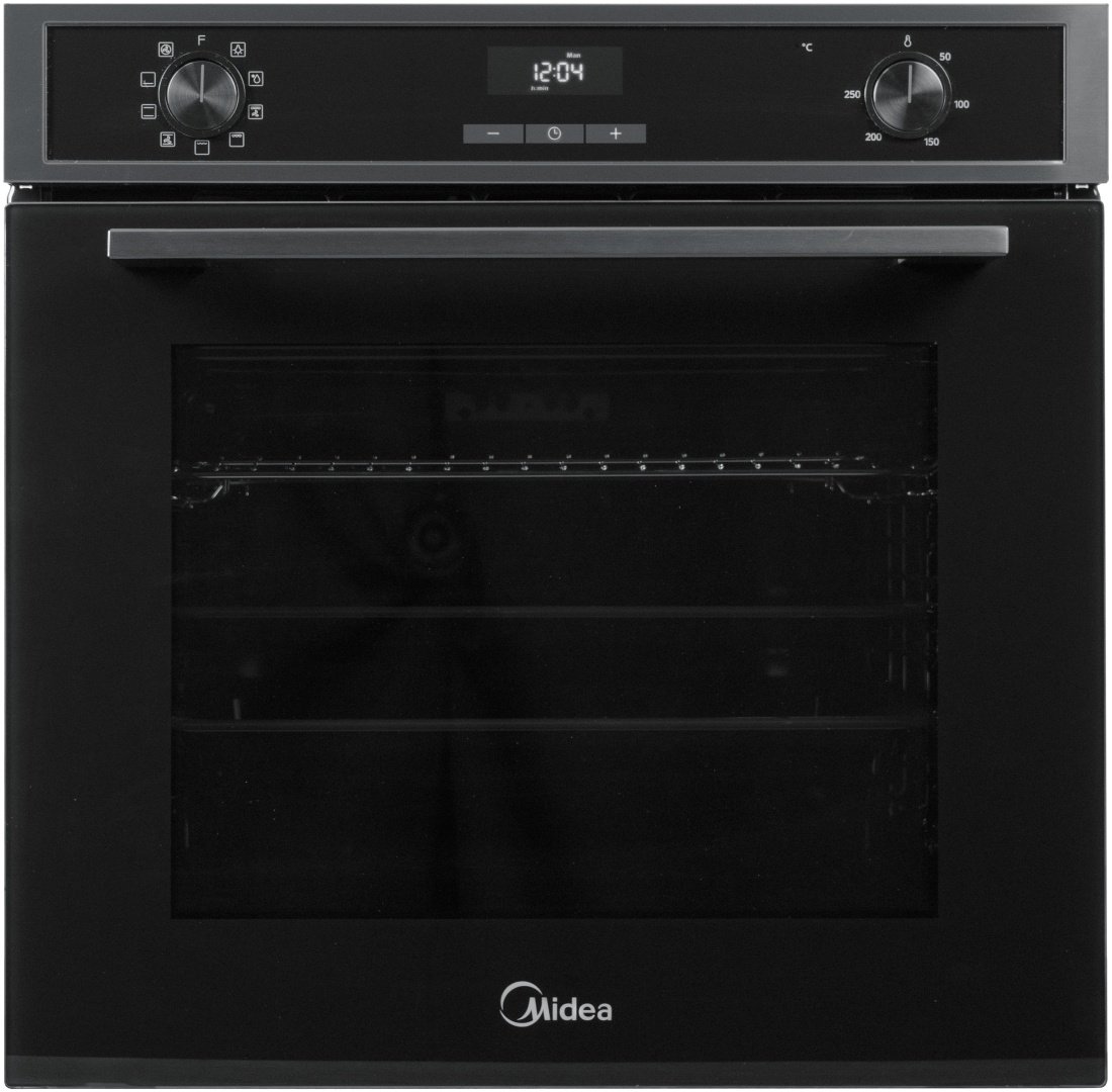 Духовой шкаф Midea MO72105X черный, стальной
