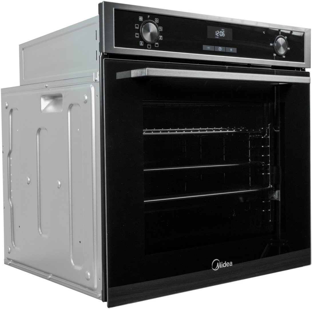 Духовой шкаф Midea MO72105X черный, стальной