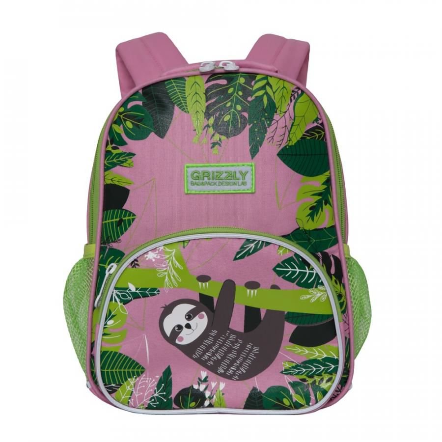 Рюкзак Grizzly Kids Ленивиц розовый купить,NaN