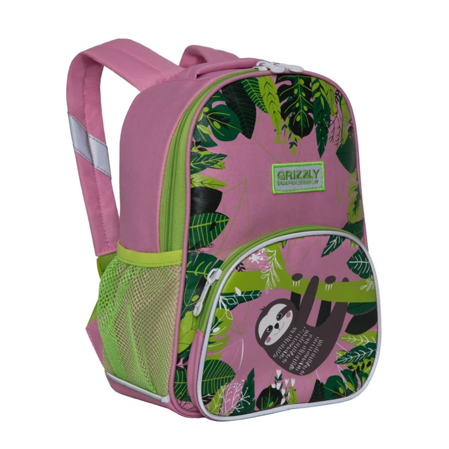 Рюкзак Grizzly Kids Ленивиц розовый купить,NaN