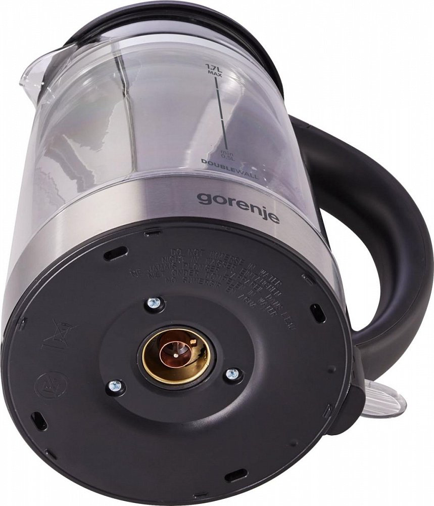 Электрочайник Gorenje K17GDW серебристый купить,NaN