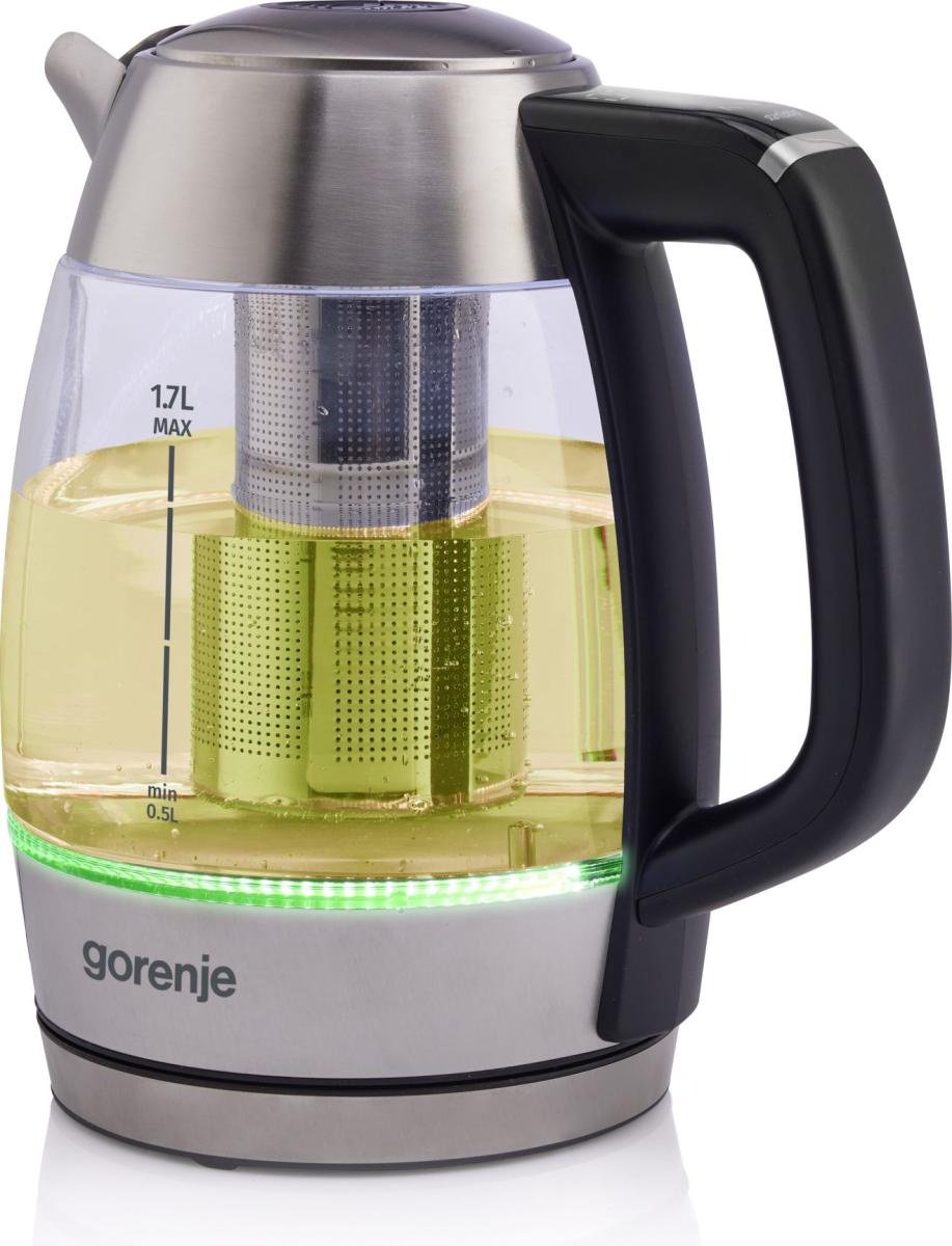 Электрочайник Gorenje K17TRGT серебристый
