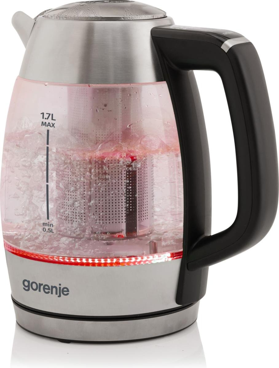 Электрочайник Gorenje K17TRGT серебристый купить,24490