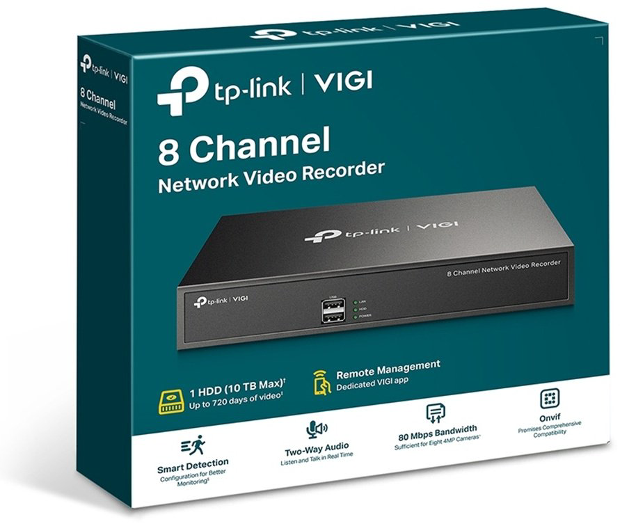 Видеорегистратор TP-LINK NVR (сетевой) VIGI NVR1008H купить,43969