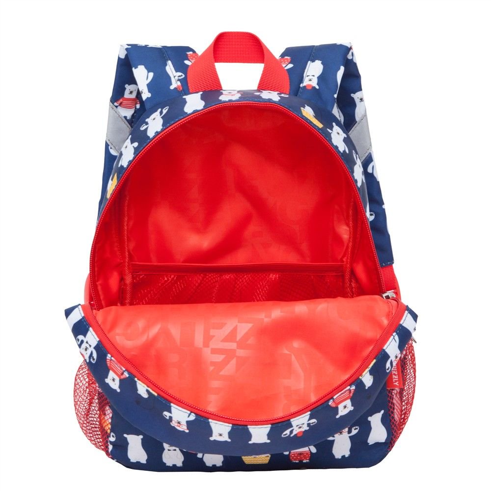 Рюкзак Grizzly Kids Белые медведи синий купить,NaN