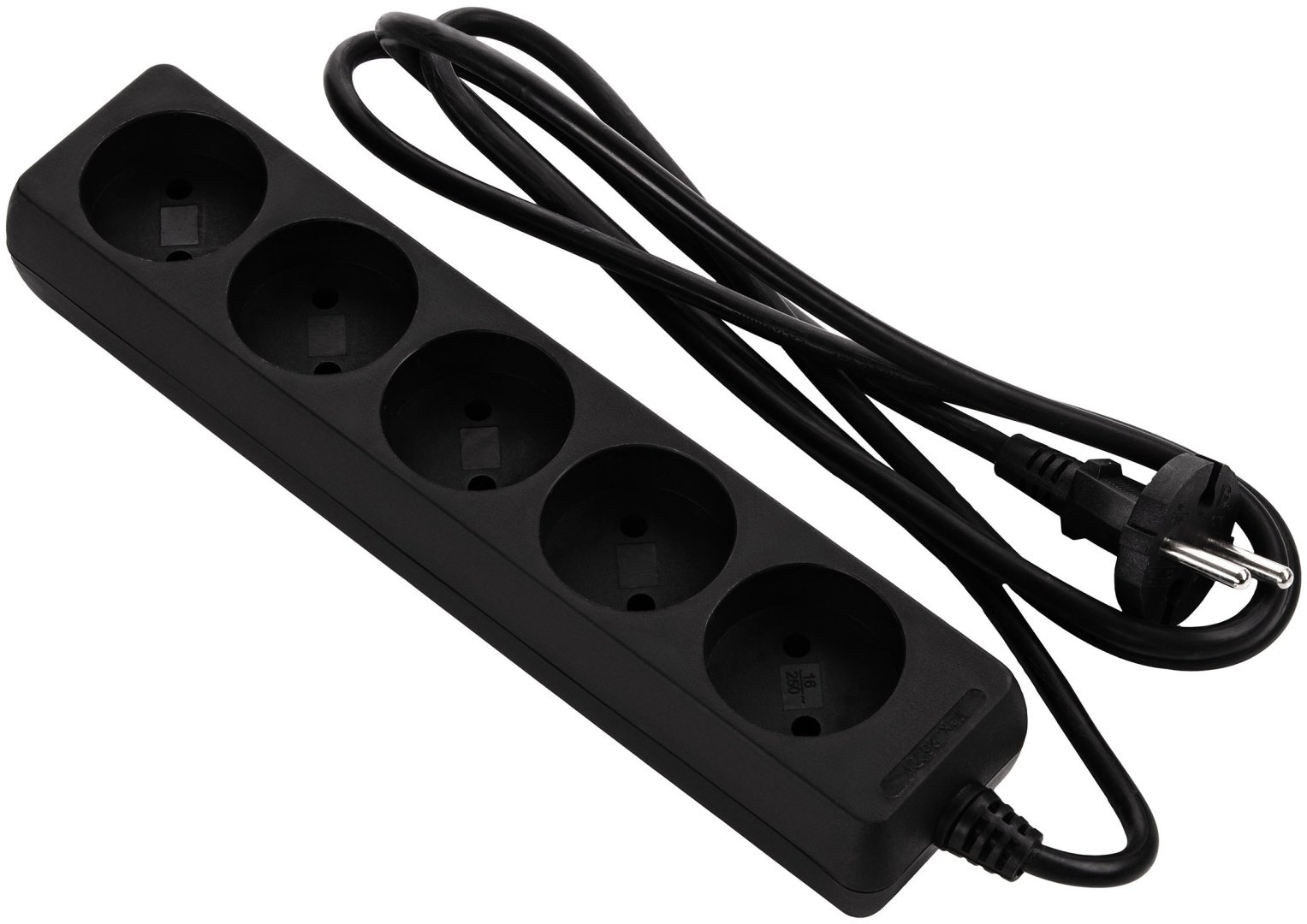 Удлинитель 2E U0510M1.5BK 1.5 м