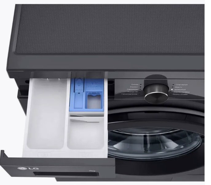 Стиральная машина LG F2Y1HS6J черный купить,NaN