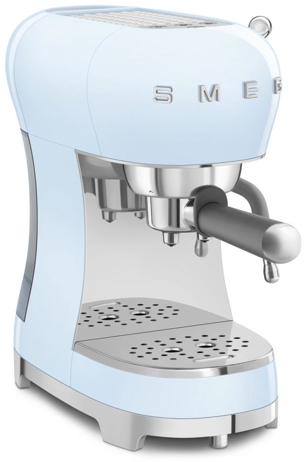 Кофемашина Smeg ECF02PBEU голубой купить,NaN
